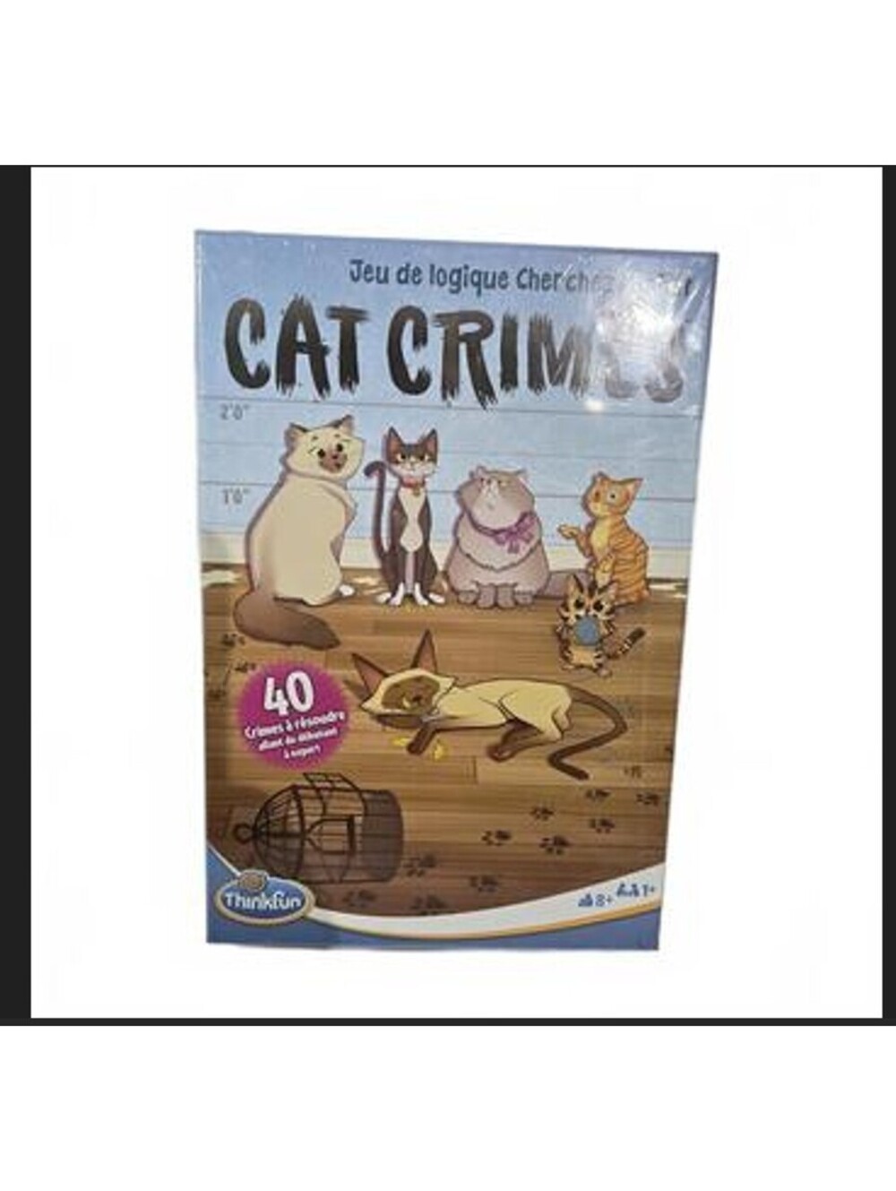 Jeu de logique Cherchez le chat / Thinkfun / Cat Crimes 40 Crimes to Solve / New